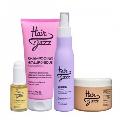 Setul HAIR JAZZ: șampon, loțiune, mască și ser - accelerează creșterea parului (pentru părul uscat și deteriorat)