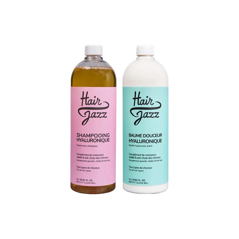Șamponul și balsamul hialuronic regenerator HAIR JAZZ (1000 ml)