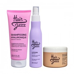 Setul HAIR JAZZ: șampon, loțiune și mască - accelerează creșterea și îngroașă părul