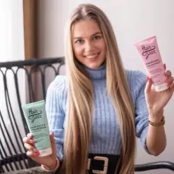 Setul HAIR JAZZ: șampon și balsam  - metodă pentru un păr lung
