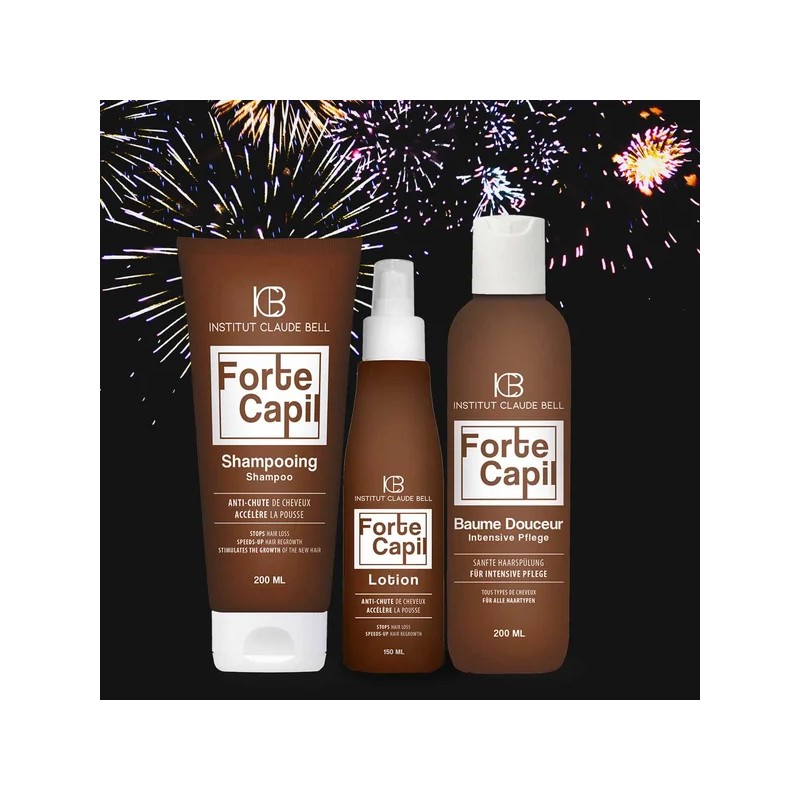 Oferta de Anul Nou! FORTE CAPIL șampon, balsam și loțiune