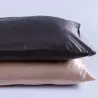 Fețele de pernă din satin - hrănesc pielea feței și stopează procesele active de îmbătrânire (culoare gri) x2
