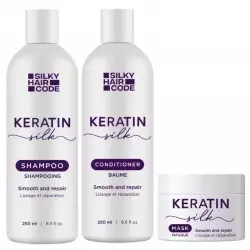 KERATIN SILK set cu efect...